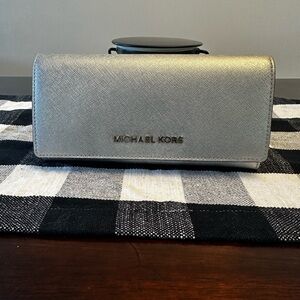 Silver Michael Kors wallet